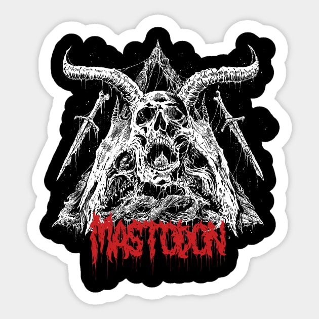 Horror Triangle Mastodon Sticker by Mutearah